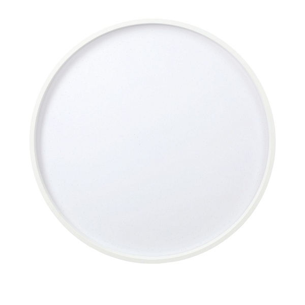 Texas Lampa Sufitowa Plafon Biały 15W Led 29 Cm Klosz Biały Efekt Sky Candellux