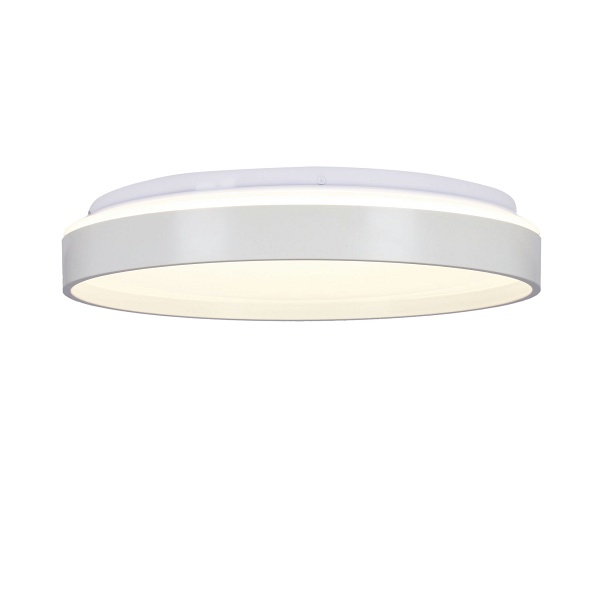 Texas Lampa Sufitowa Plafon Biały 15W Led 29 Cm Klosz Biały Efekt Sky Candellux