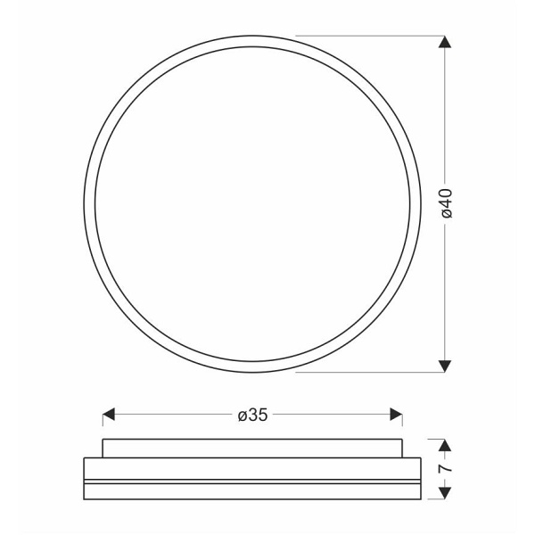Montana Lampa Sufitowa Plafon Czarny+Biały+Złoty 24W Led 40 Cm Klosz Biały Candellux