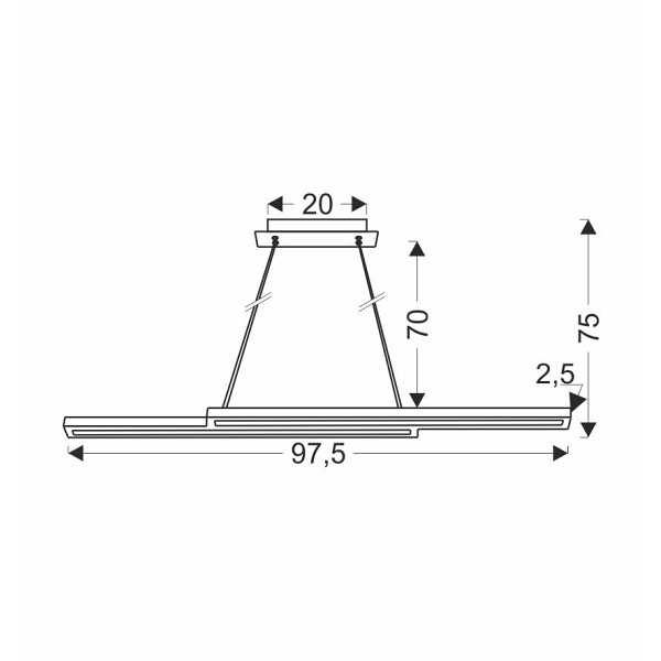 Sento Lampa Wisząca Drewniany 19W Led 4000K Maskownica Czarny Candellux