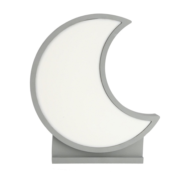 Moon Lampa Stołowa 12W Led 3000K Iq Kids Szary Candellux