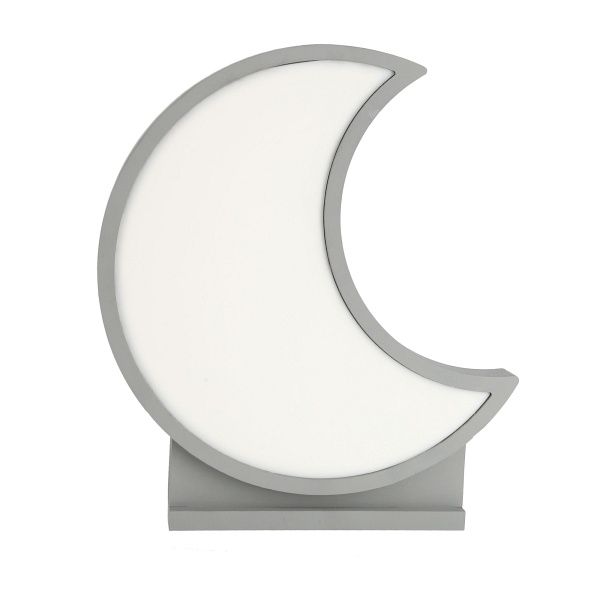 Moon Lampa Stołowa 12W Led 3000K Iq Kids Szary Candellux