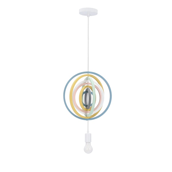 Hoops 8 Lampa Wisząca 1X20W E27 Iq Kids Mix Kolor Candellux