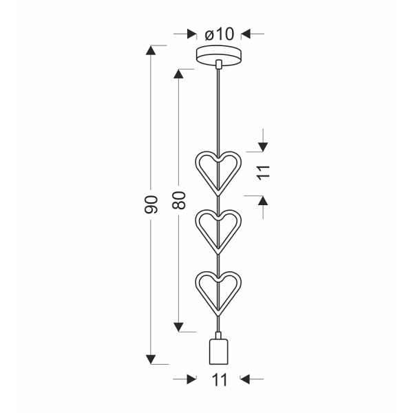 Hets Lampa Wisząca 1X20W E27 Iq Kids Niebieskiar Candellux