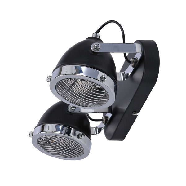 Crazy Lampa Sufitowa Listwa Czarny 2X15W Gu10 Klosz Bezbarwny Candellux