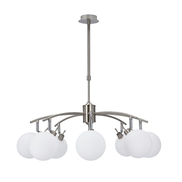 Ghost Lampa Wisząca Satynowy 8X40W G9 Klosz Biały Candellux