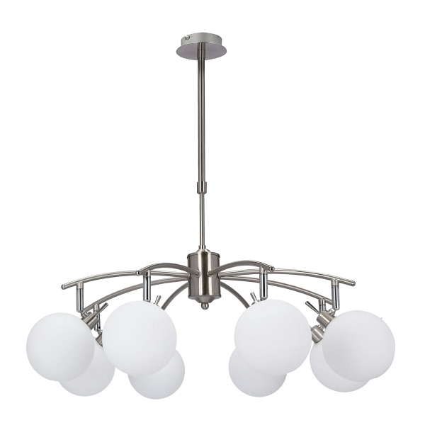 Ghost Lampa Wisząca Satynowy 8X40W G9 Klosz Biały Candellux