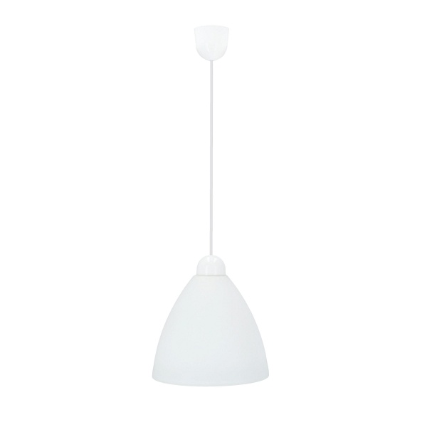 Menti Lampa Wisząca Biały 1X60W E27 Klosz Biały Candellux