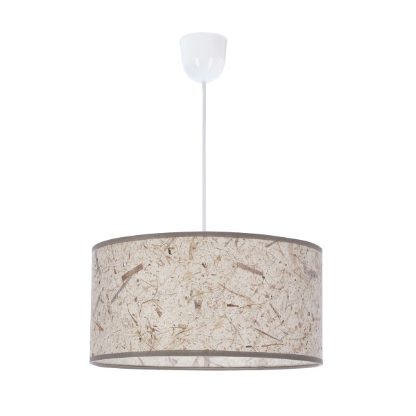 Papirus Lampa Wisząca 1X60W E27 Abażur Beżowy Candellux
