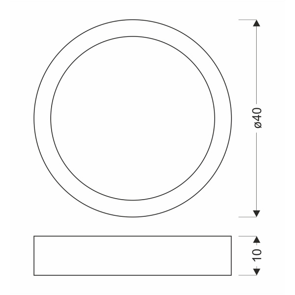 Lazio Lampa Sufitowa Plafon Biało Drewniany 24W Led 40 Cm Klosz Biały Candellux