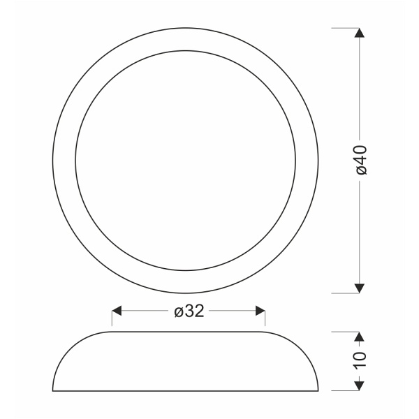 Calabria Lampa Sufitowa Plafon Biało Drewniany 24W Led 40X32 Cm Klosz Biały Candellux