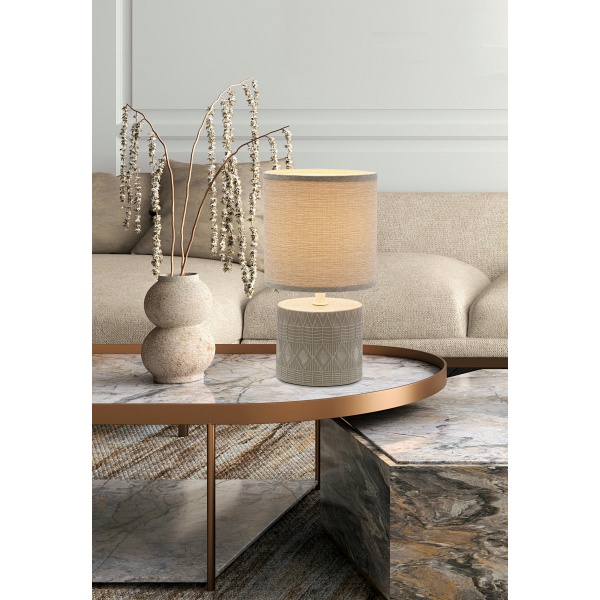 Dina Lampa Gabinetowa 1X40W E14 Szary Candellux