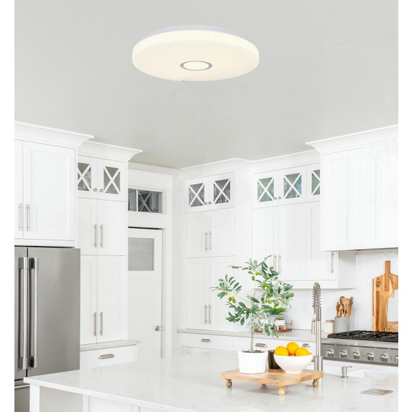 Sunny Lampa Sufitowa Plafon 24W Led 38Cm Biały 4000K Candellux