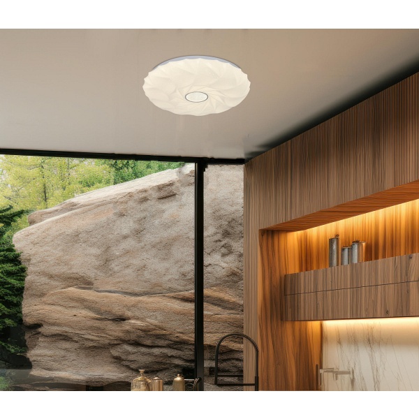 Cake Lampa Sufitowa Plafon 24W Led 39Cm Biały 4000K Candellux