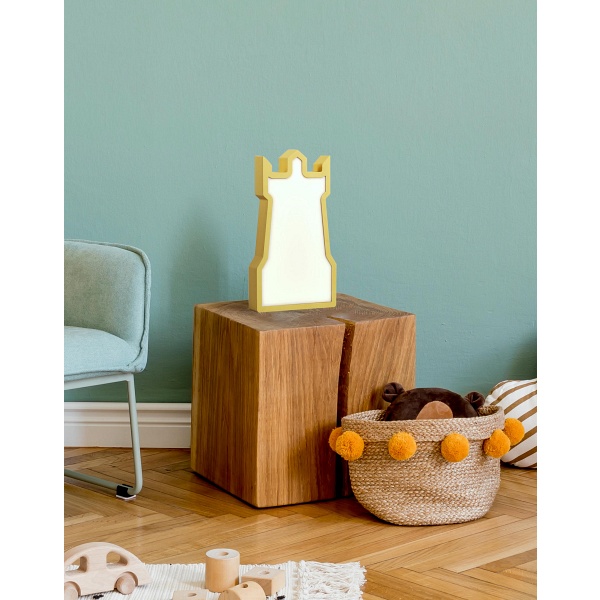 Tower Lampa Stołowa 11W Led 3000K Iq Kids Złoty Candellux