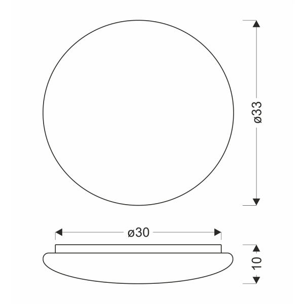 Belina Lampa Sufitowa Plafon 33Cm 24W Led 4000K Klosz Biały Candellux