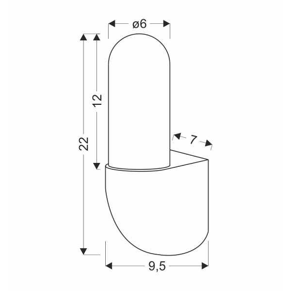 Gynura Lampa Ogrodowa Elewacyjna 9,6X22 Czarny 1X35W Gu10 Klosz Opal Ip65 Candellux