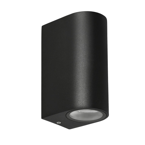 Lobelia Lampa Ogrodowa Elewacyjna Zaokrąglona 9,4X15Cm Czarny 2X35W Gu10 Ip44 Candellux