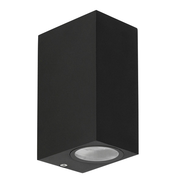 Nerium Lampa Ogrodowa Elewacyjna Kostka Długa 92X15,2Cm Czarny 2X35W Gu10 Ip44 Candellux