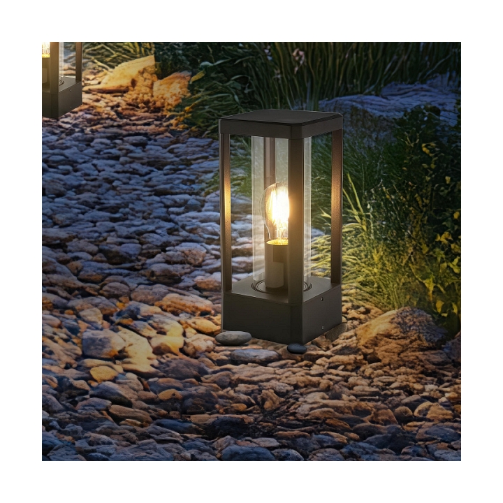 Lampa Ogrodowa cissus czarna metalowa stojąca zewnętrzne - Candellux