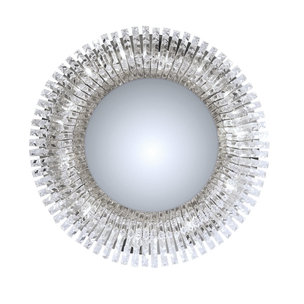 Maranga Lampa Sufitowa Plafon Chromowy 10X10W E14 Kryształy Bezbarwne Candellux