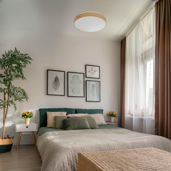 Figaro Lampa Sufitowa Plafon Drew. 24W Led 3000/4500/6000K 38Cm Kl. Biały, Pilot Candellux