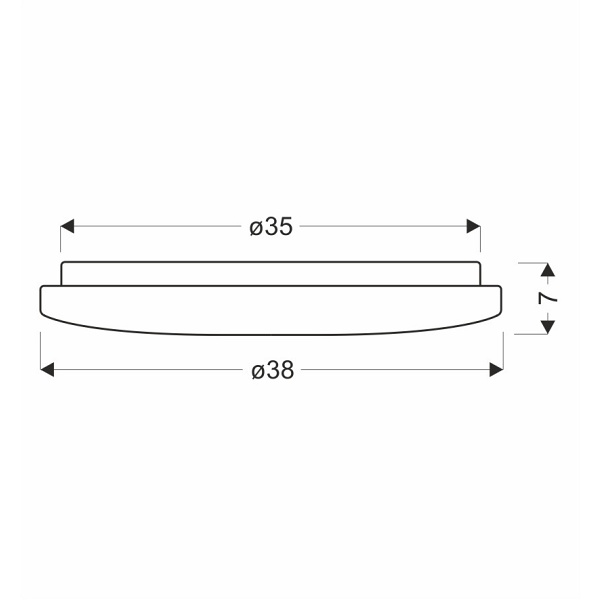 Victus Lampa Sufitowa Plafon 38Cm 24W Led 4000K Klosz Biały Candellux