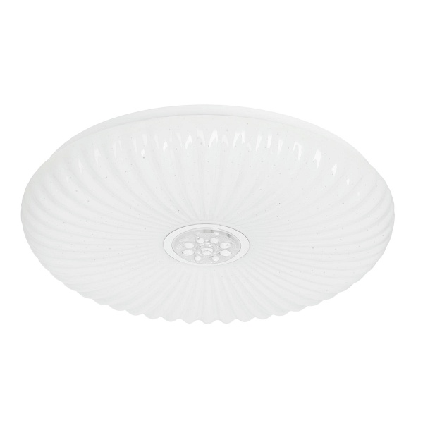 Perola Lampa Sufitowa Plafon 40Cm 24W Led 4000K Klosz Biały Candellux