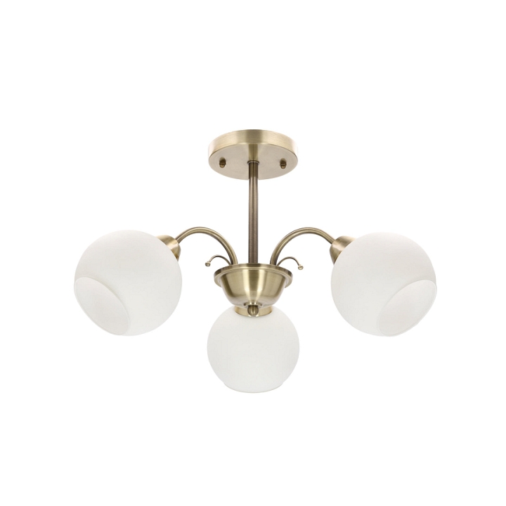 Lampa Nestor patynowa biała 3x40w - Candellux