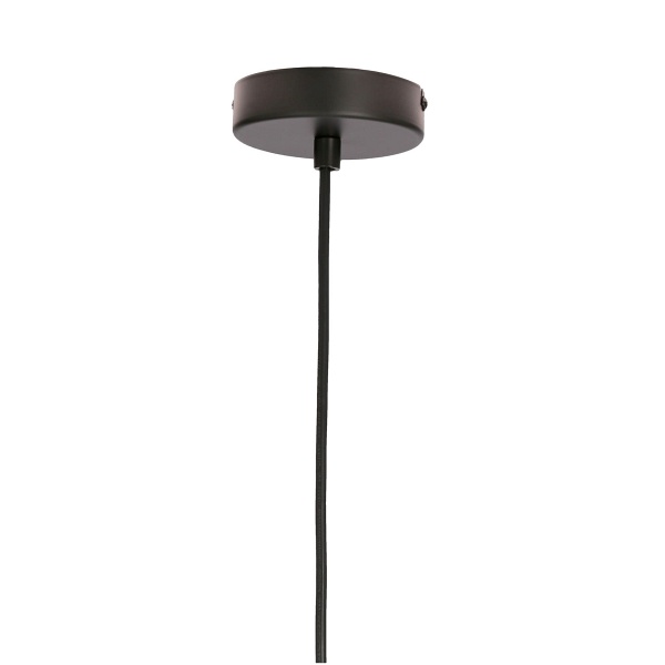 Moldo Lampa Wisząca Czarny 1X40W E27 Klosz Dymiony Candellux