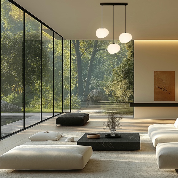 Stones Lampa Wisząca Czarny 20Cm 3X40W E27 Klosz Biały Candellux