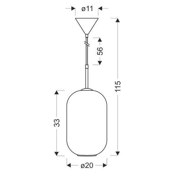 Cresto Lampa Wiszaca Biały+Złoty 1X40W E27 Klosz Biały Candellux