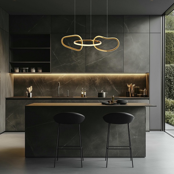 Anneli Lampa Wisząca Francuskie Złoto 30W Led 3000K Maskownica Biała Candellux