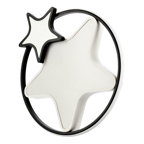 Astre Lampa Sufit. Plafon Brązowy+Biały 36W Led 3000-6500K Klosz Biały Z Pilotem Candellux