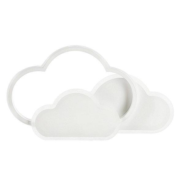 Oblaci Lampa Sufitowa Plafon Złoty 24W Led 2800-6500K Maskownica Biała Z Pilotem Candellux