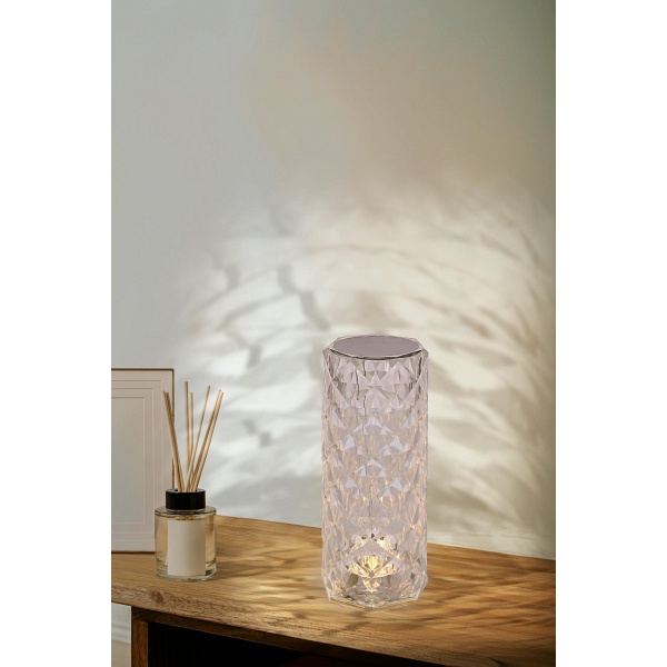 Brillo Lampa Stołowa H-21,5Cm Bezbarwny 2W Led Usb 3000, 4000, 6000K Touch Me Candellux