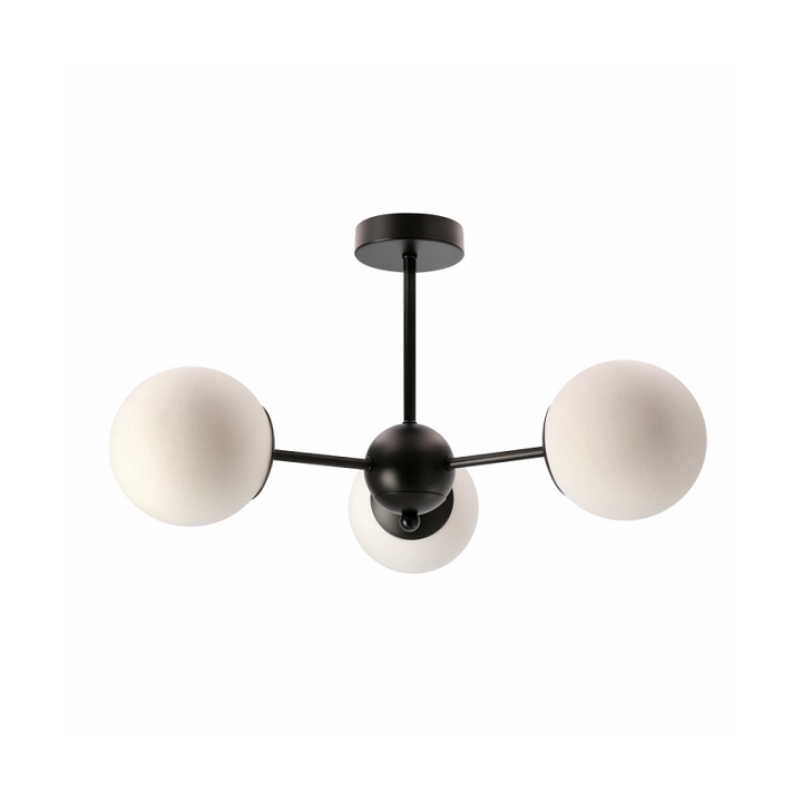 Lampa wisząca Calari czarna biała 3x40w - Candellux