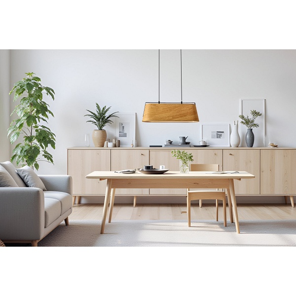 Milbury Lampa Sufitowa Czarny 2X40W E27 Abażur Żółty Candellux