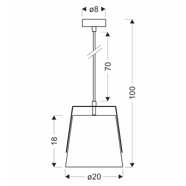 Milbury Lampa Sufitowa Czarny 1X40W E27 Abażur Żółty Candellux