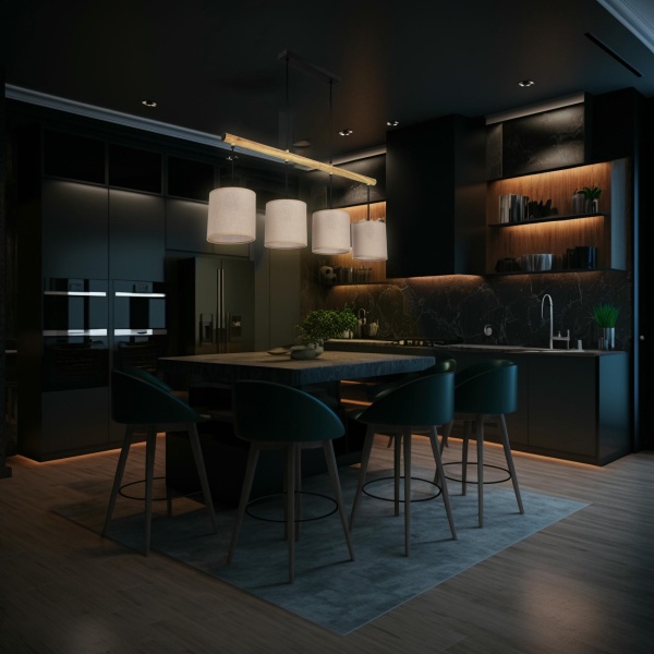 Combi Lampa Wisząca Czarny 4X60W E27 Abażur Beżowy Candellux