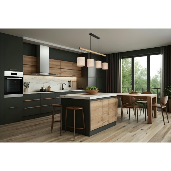 Combi Lampa Wisząca Czarny 4X60W E27 Abażur Beżowy Candellux