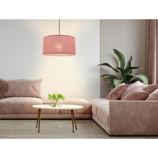 Shanti Lampa Wisz¹Ca Czarny 1X40 E27 Aba¿Ur Jasny Wrzosowy Candellux