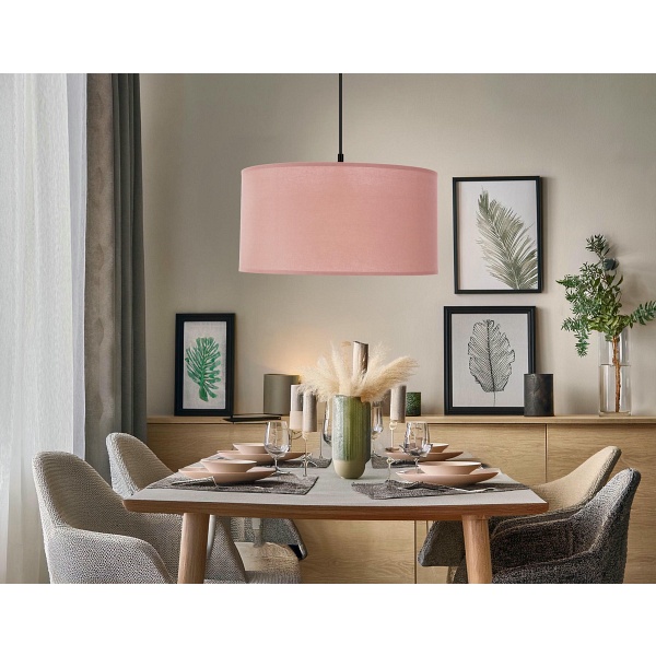 Shanti Lampa Wisz¹Ca Czarny 1X40 E27 Aba¿Ur Jasny Wrzosowy Candellux