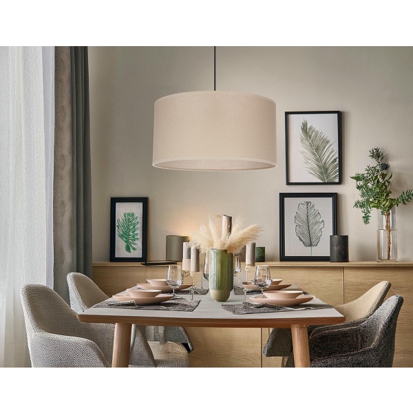 Shanti Lampa Wisz¹Ca Czarny 1X40W E27 Aba¿Ur Be¿Owy Candellux