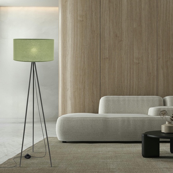 Shanti Lampa Pod³Ogowa Czarny 1X40W E27 Aba¿Ur Miêtowy Candellux