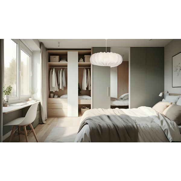 Cafee' Lampa Wisz¹Ca 66Cm Bia³Y 1X40W E27 Aba¿Ur Latte Candellux