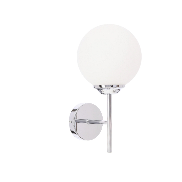 Kinkiet Belweder chromowany biały styl nad lustro 1x40w - Candellux