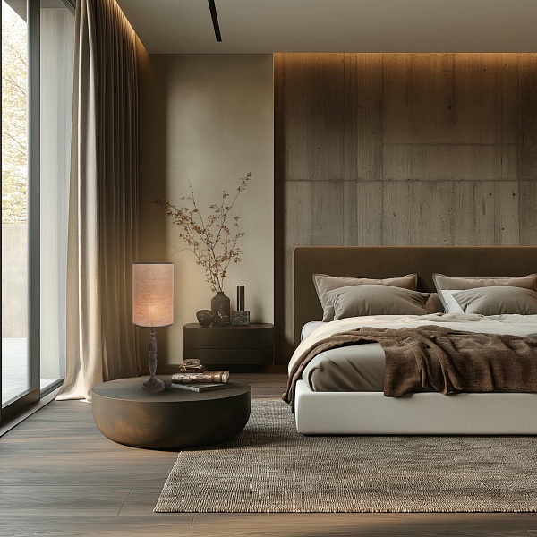 Cardinale Lampa Sto³Owa H-67 Cm Ciemny Szary 1X40 E27 Aba¿Ur Ciemny Lniany Candellux