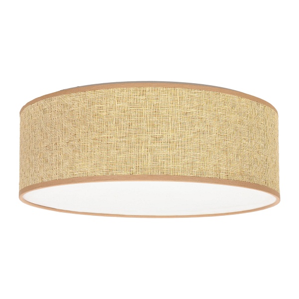 Sfondo 1 Ampla Sufitowa 38 Cm Biały 2X40W E27 Abażur Liberica Candellux