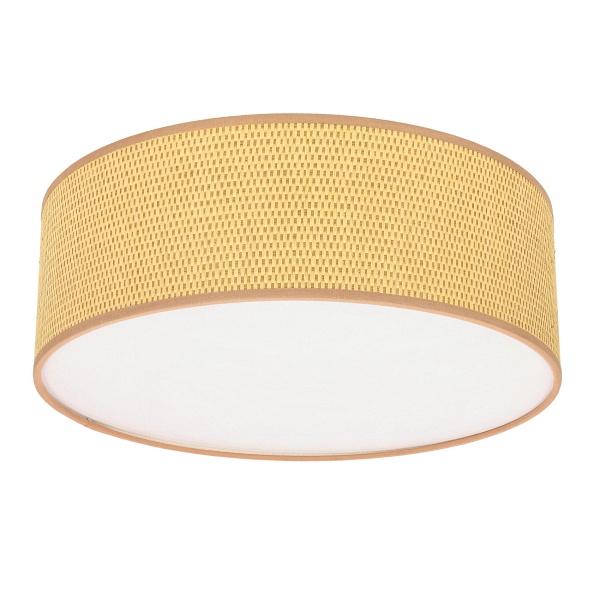 Sfondo 2 Ampla Sufitowa 38 Cm Biały 2X40W E27 Abażur Frappe Candellux